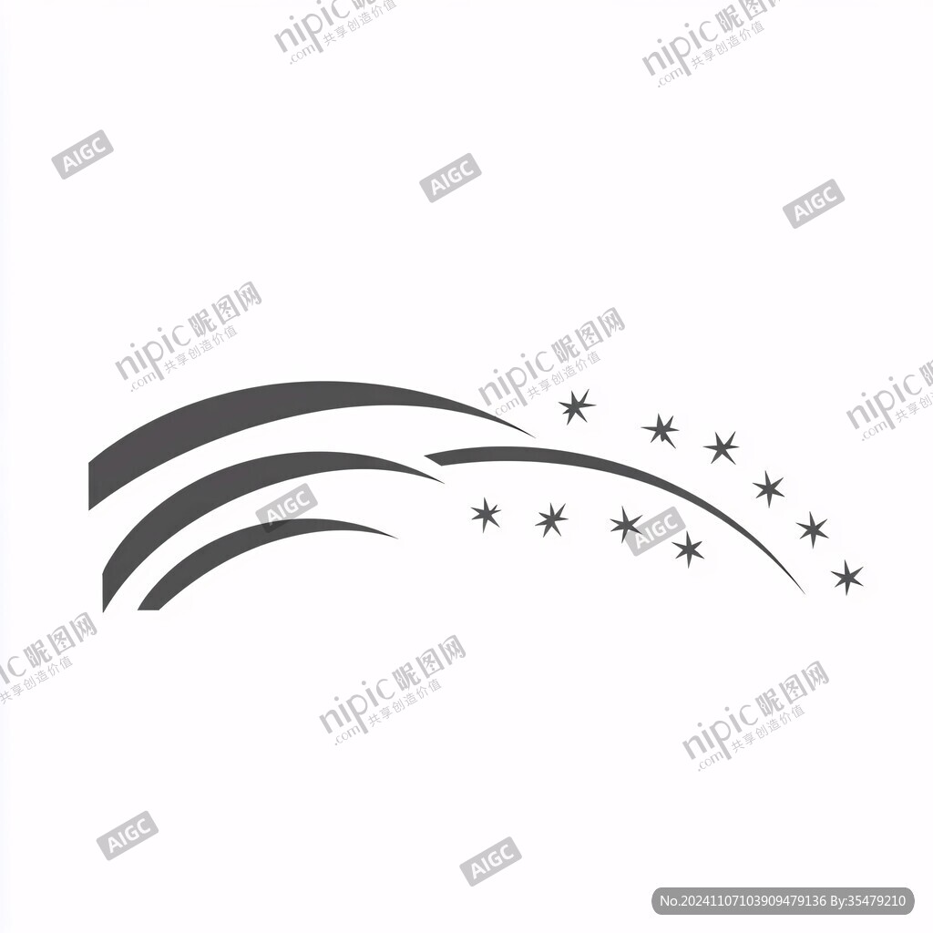 流星圖形logo