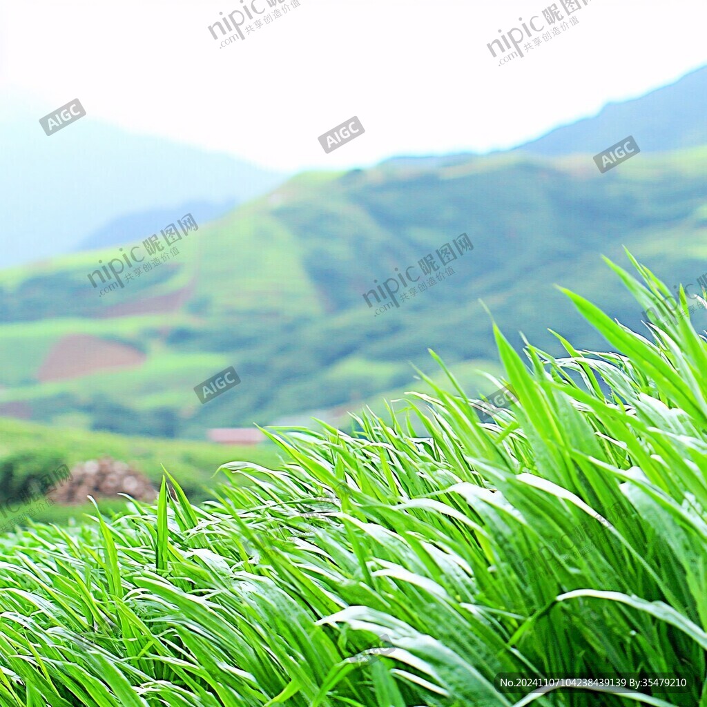 山坡青青草