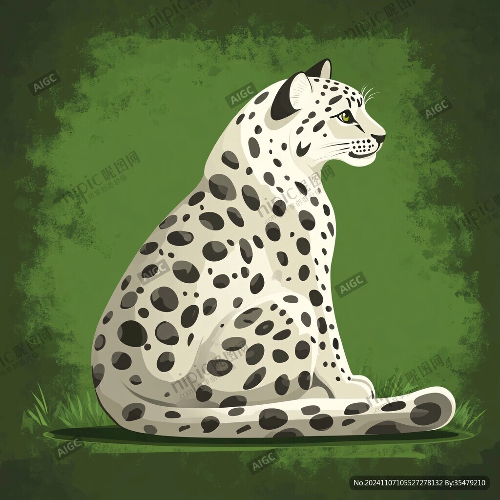 獵豹插畫(huà)