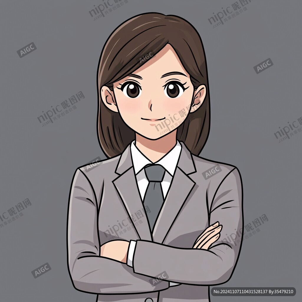 知性白領(lǐng)插畫