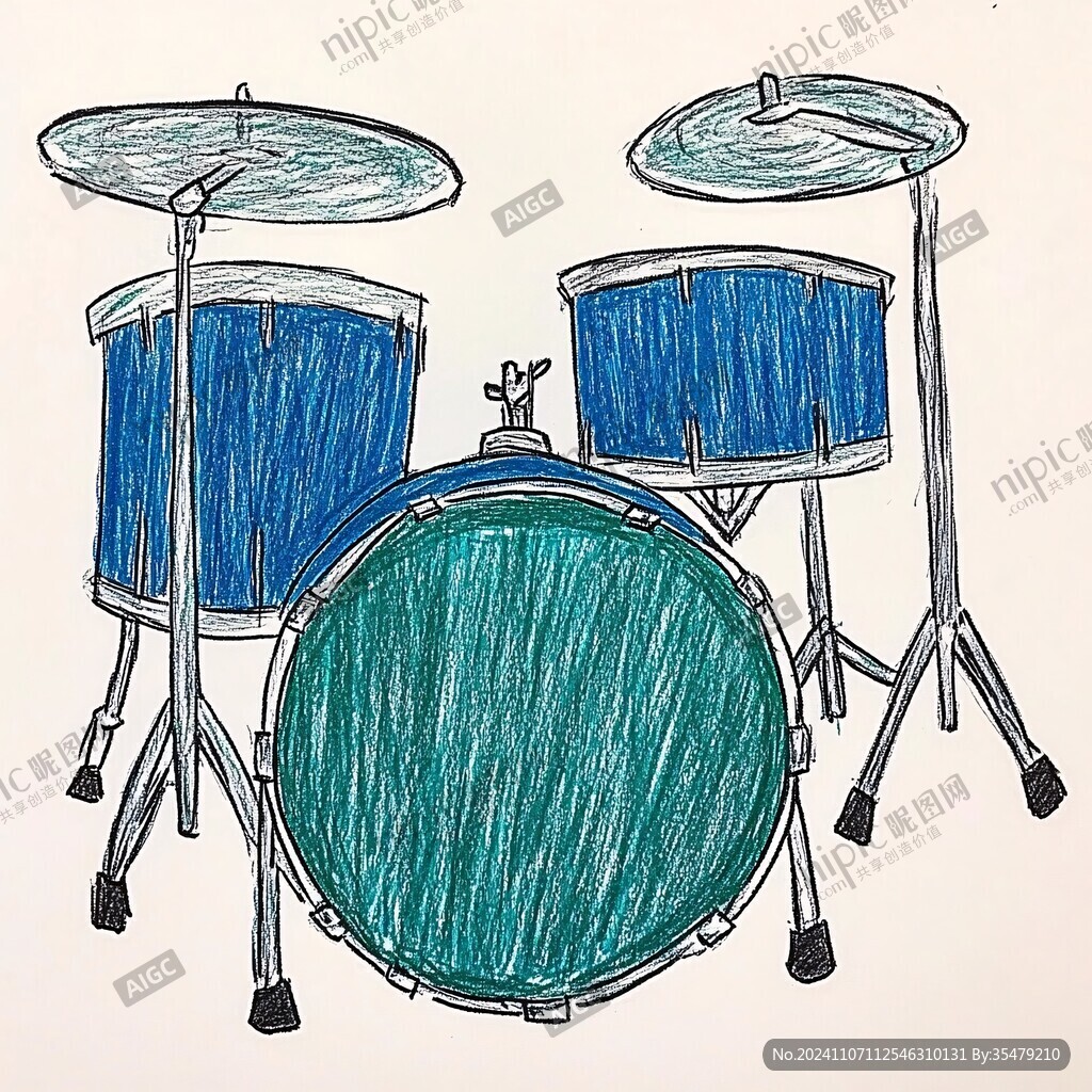 架子鼓插畫