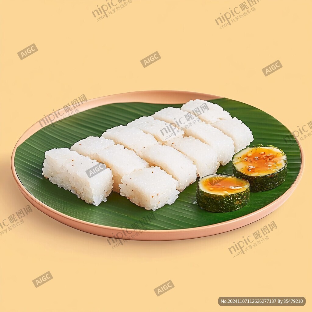 脆皮椰汁年糕