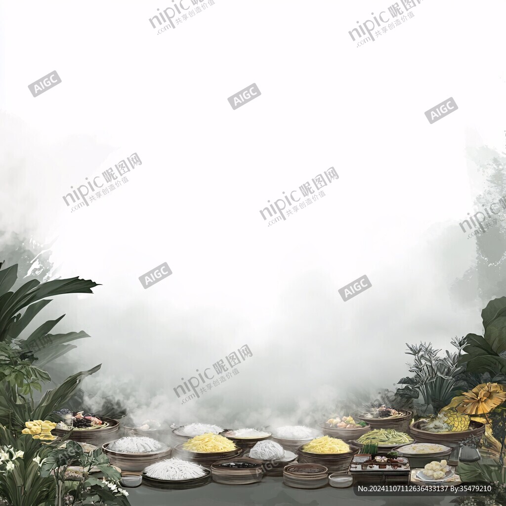 美食展示背景