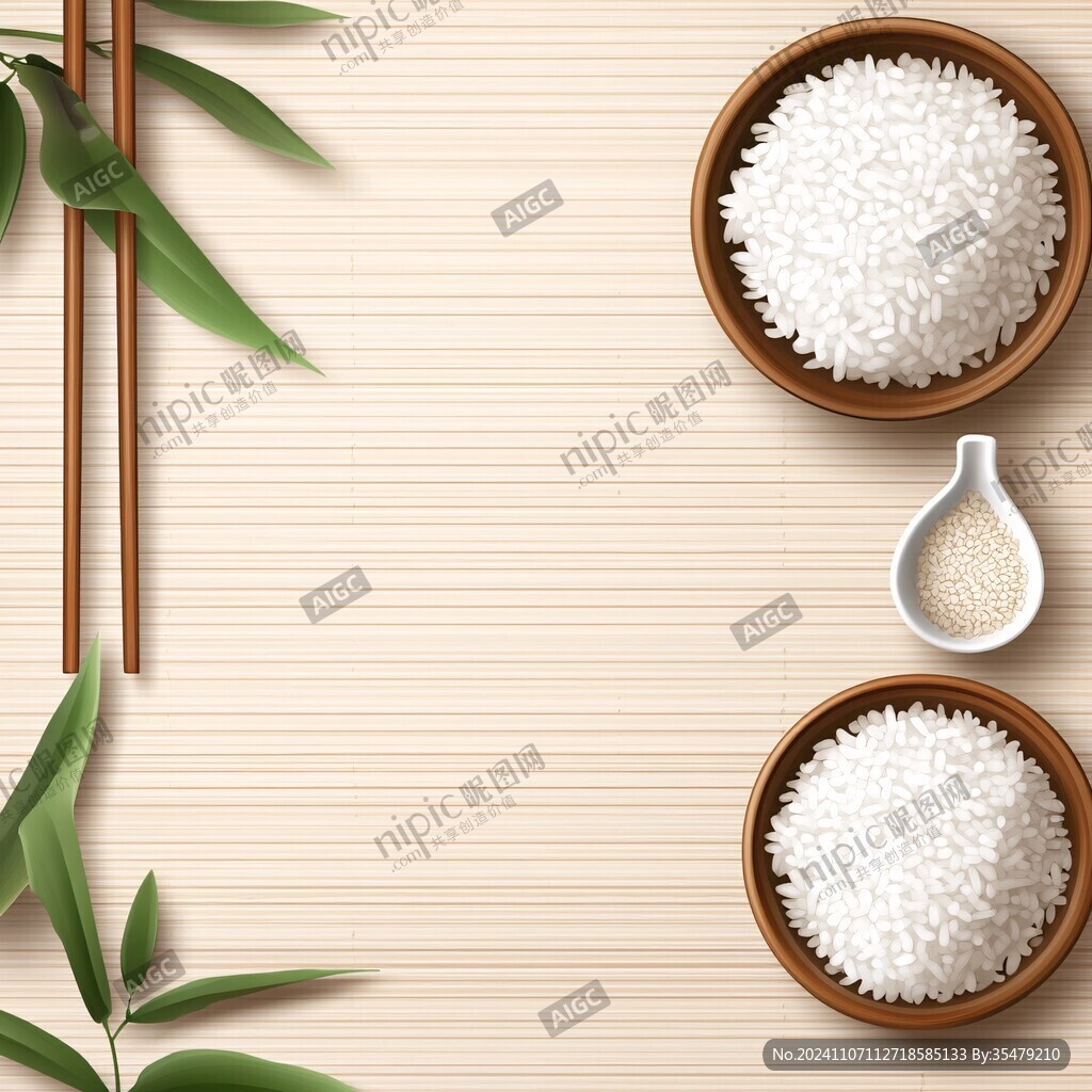 美食紋理大米營養(yǎng)