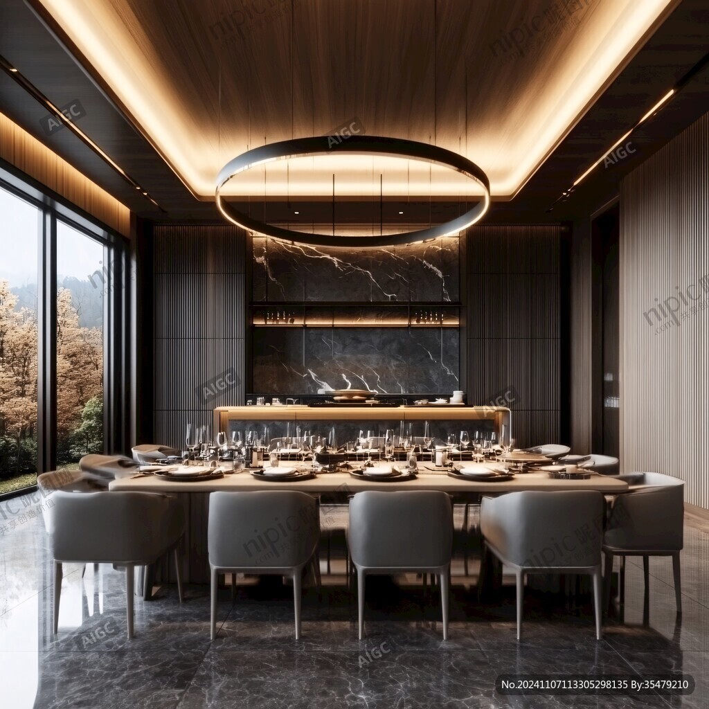 現(xiàn)代輕奢餐廳