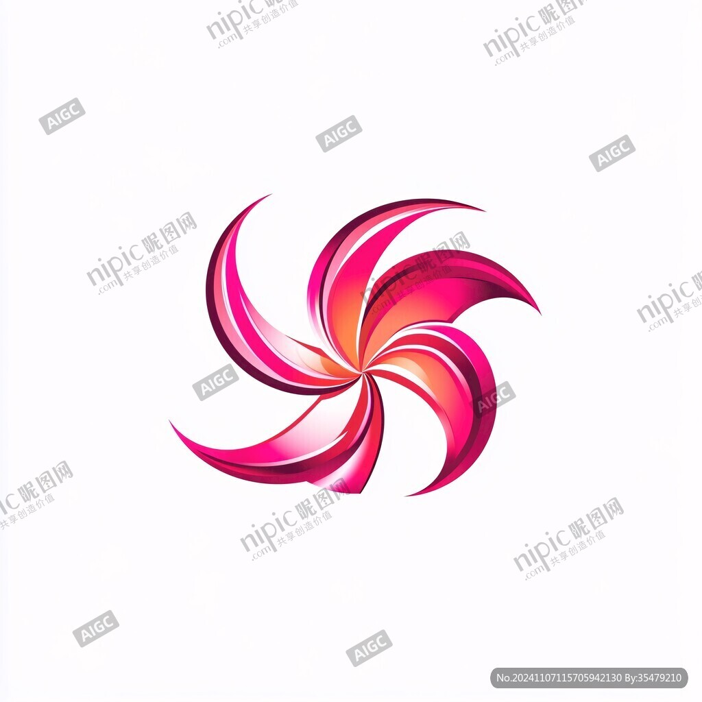 花形旋轉logo