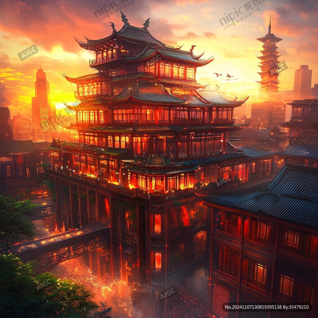 崇安閣插畫