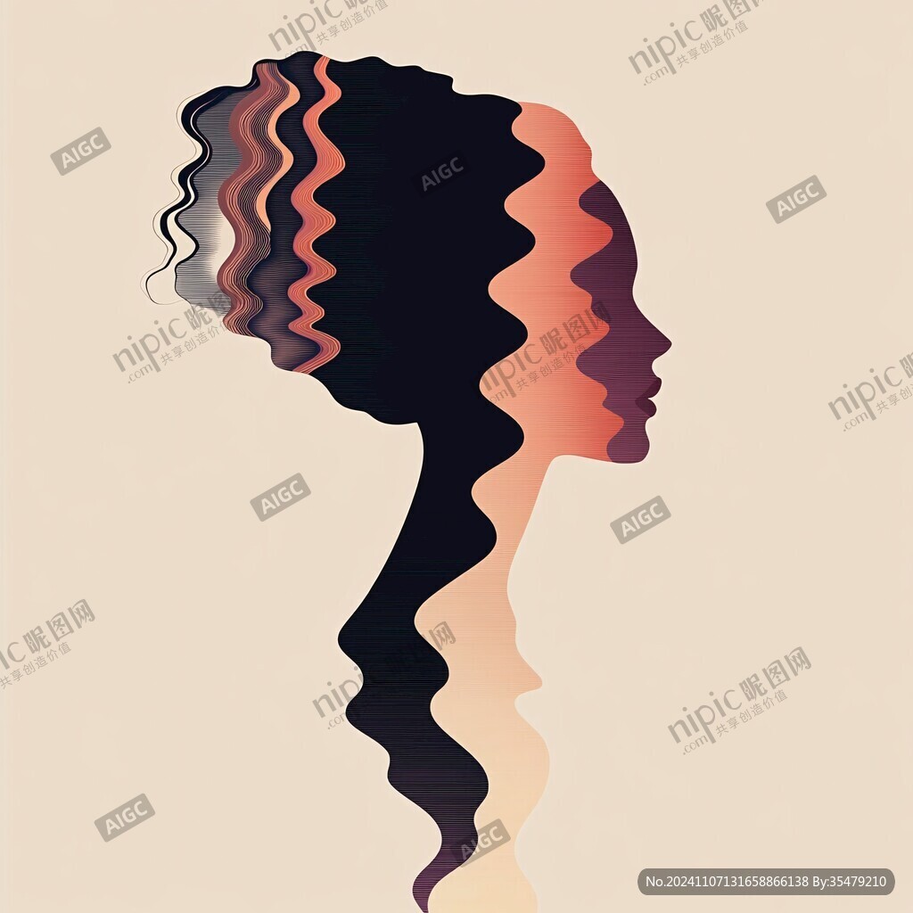 美容美發(fā)漸變背景