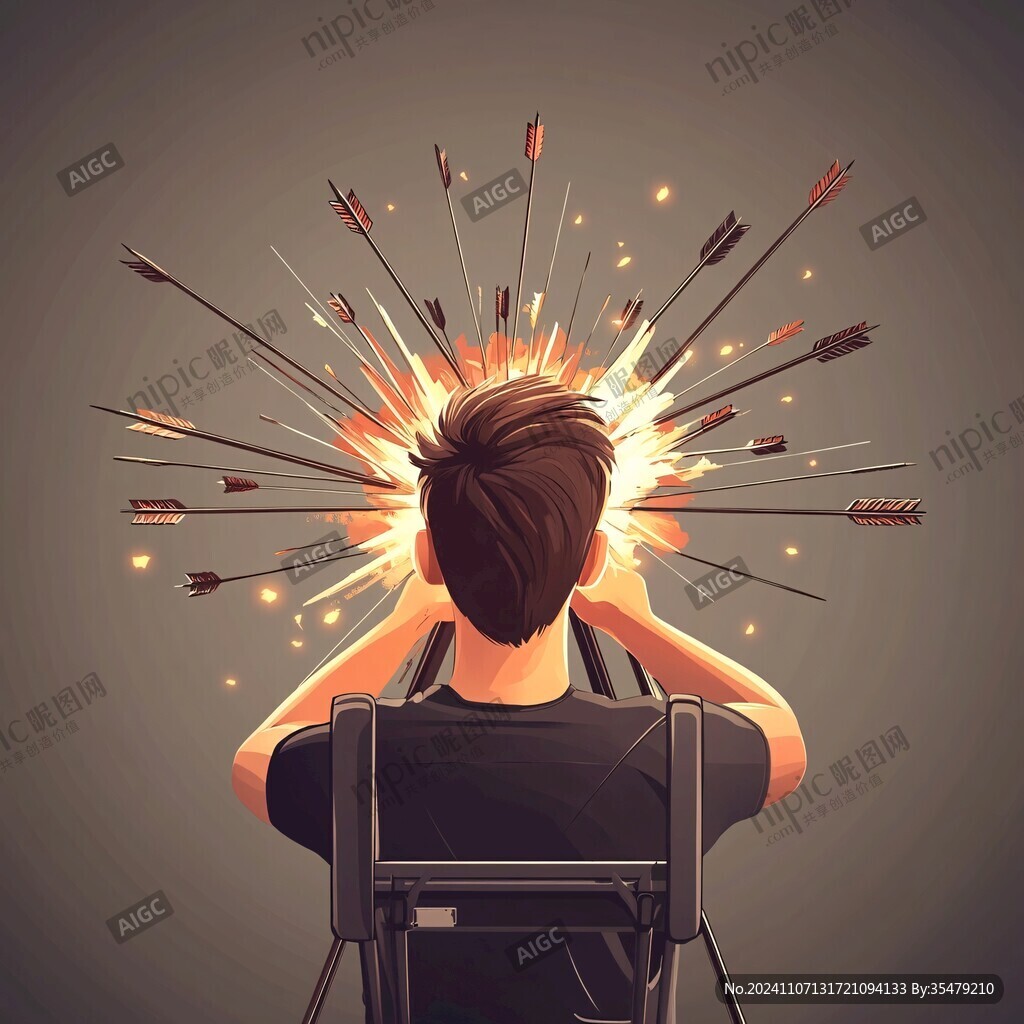 射箭掛畫射箭插畫