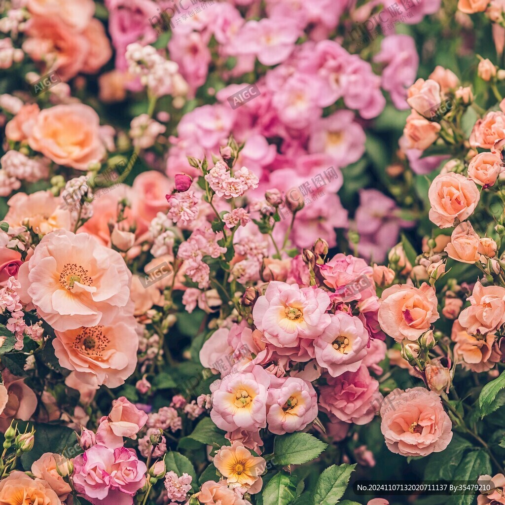 唯美薔薇花叢