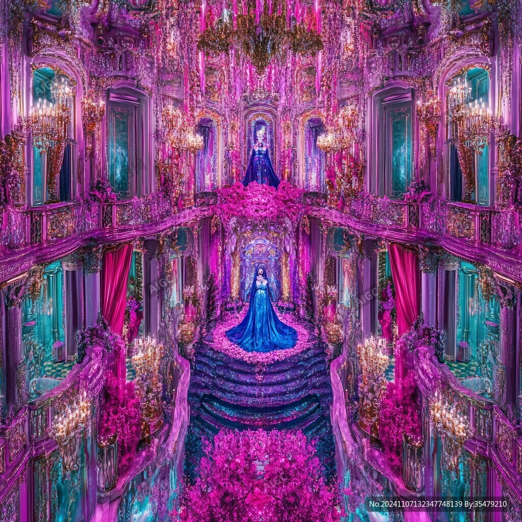奇幻粉色宮殿