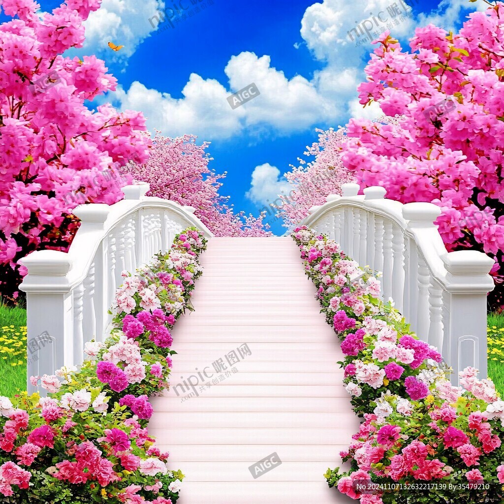 鮮花拱橋