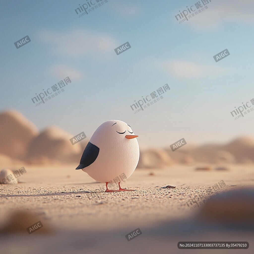 一只小胖鳥