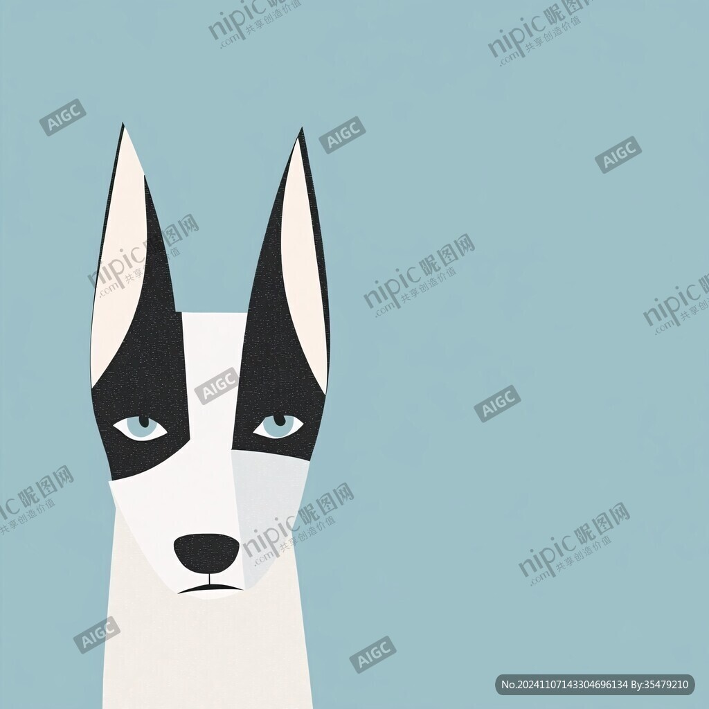 狗狗插畫設(shè)計