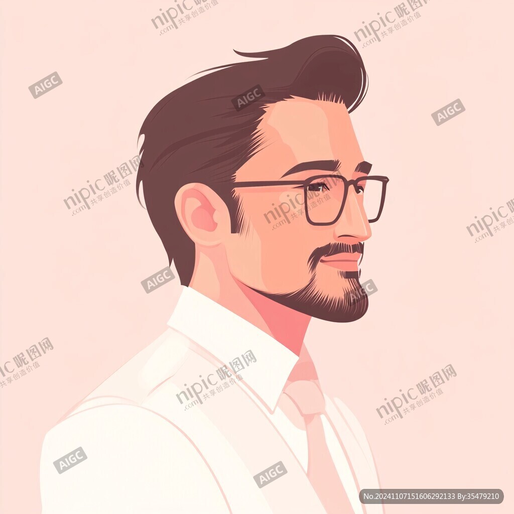 年輕男教師頭像