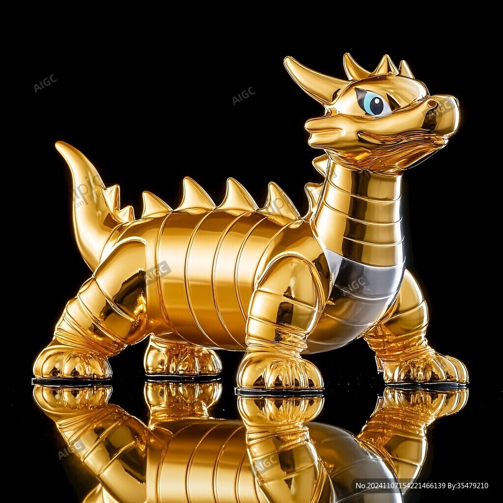 金色漸變龍