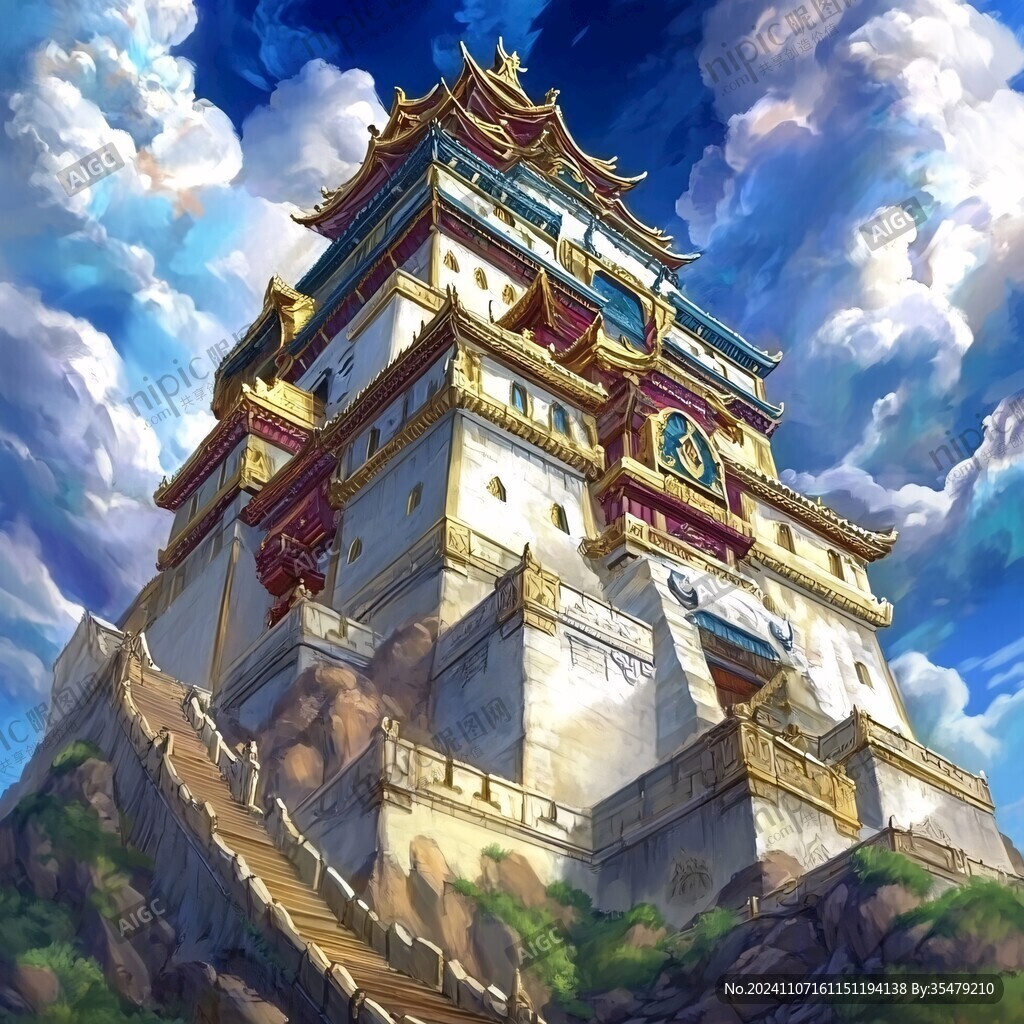 九天樓插畫