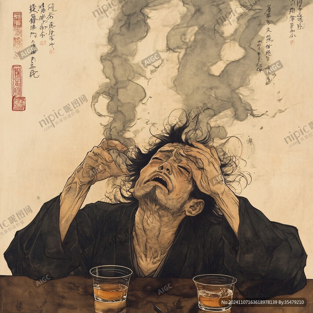 喝酒裝飾畫