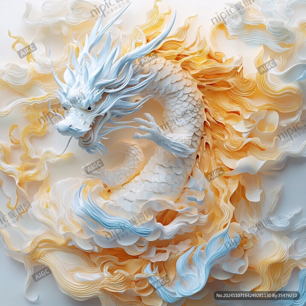 龍立體圖案