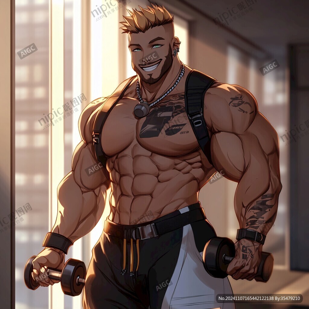 健身房插畫