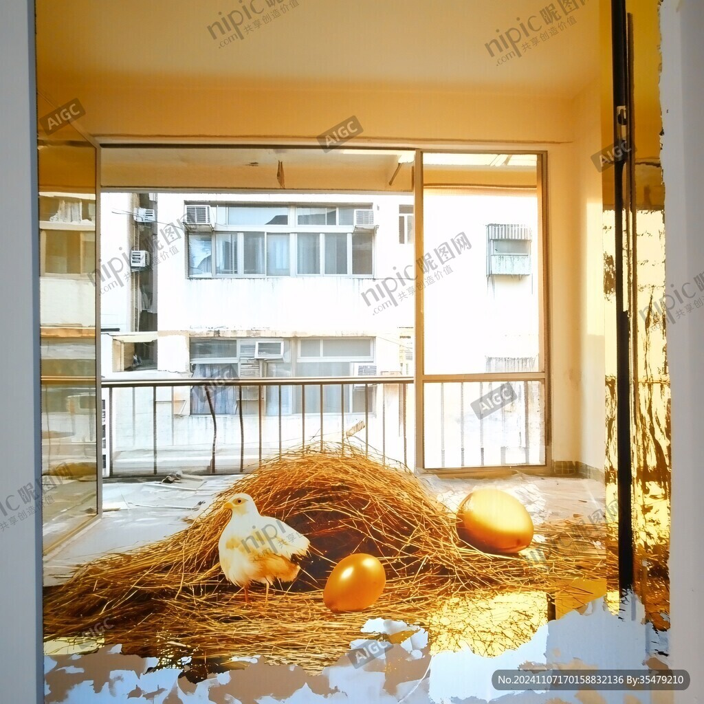 窗外的鳥窩