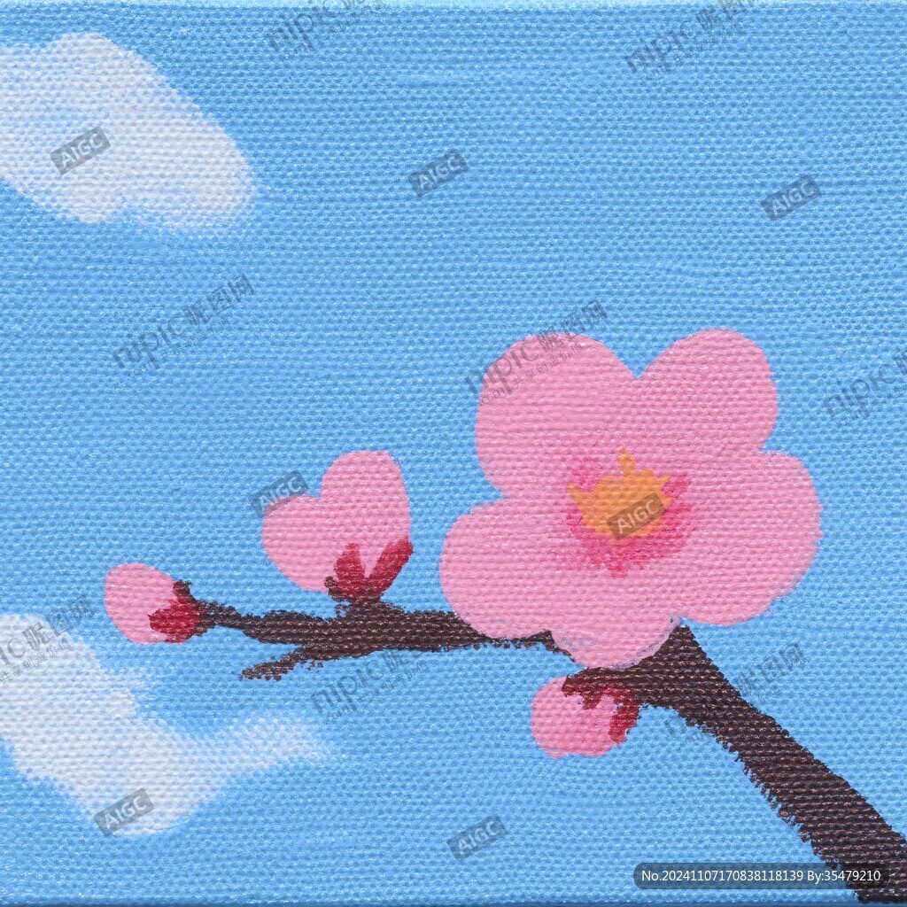 十字繡梅花