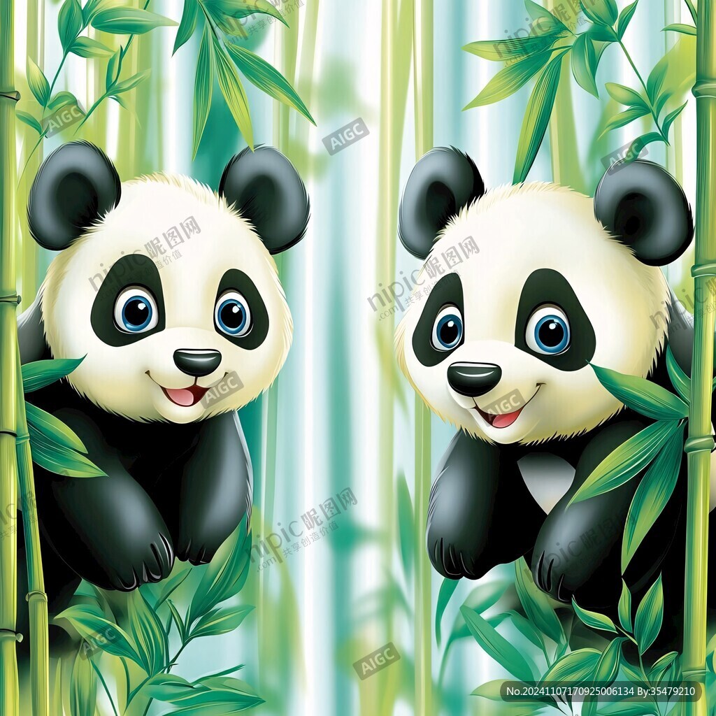 卡通熊貓壁紙