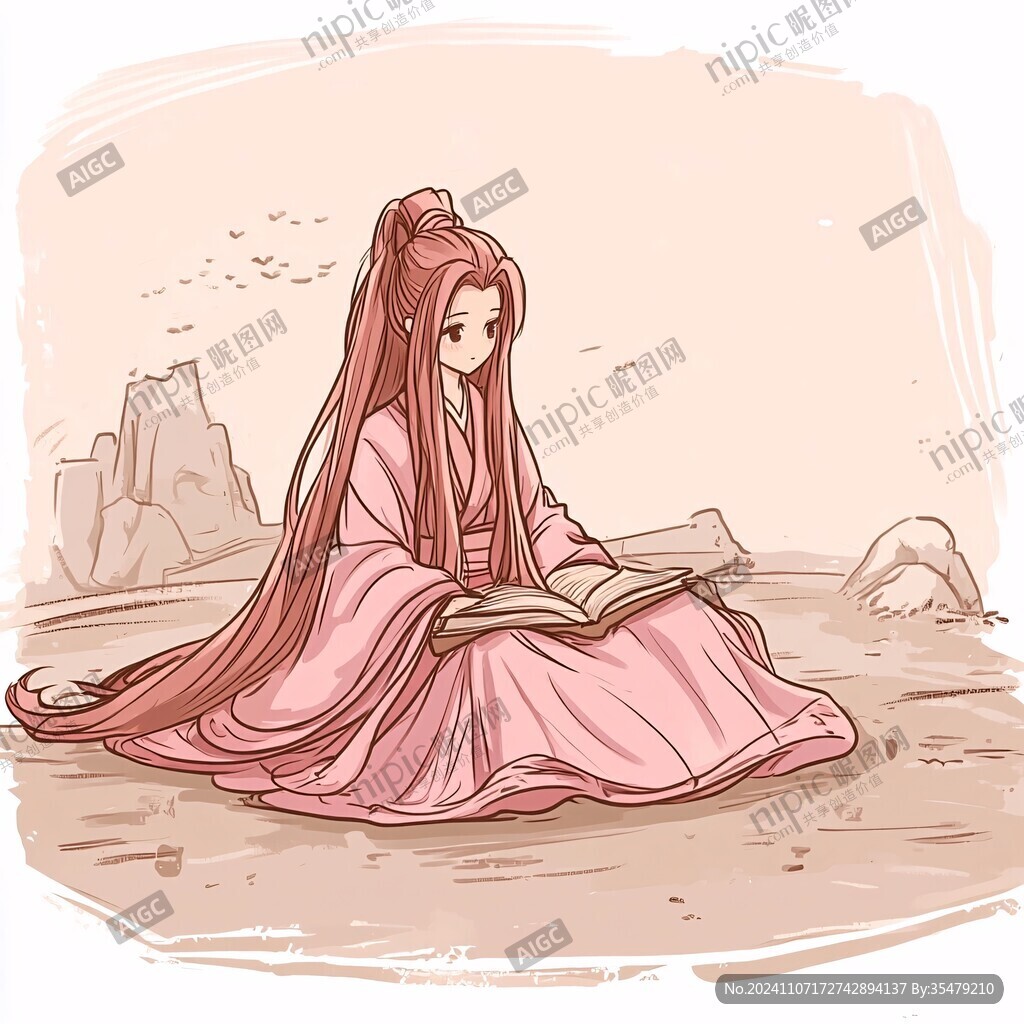 手繪小龍女