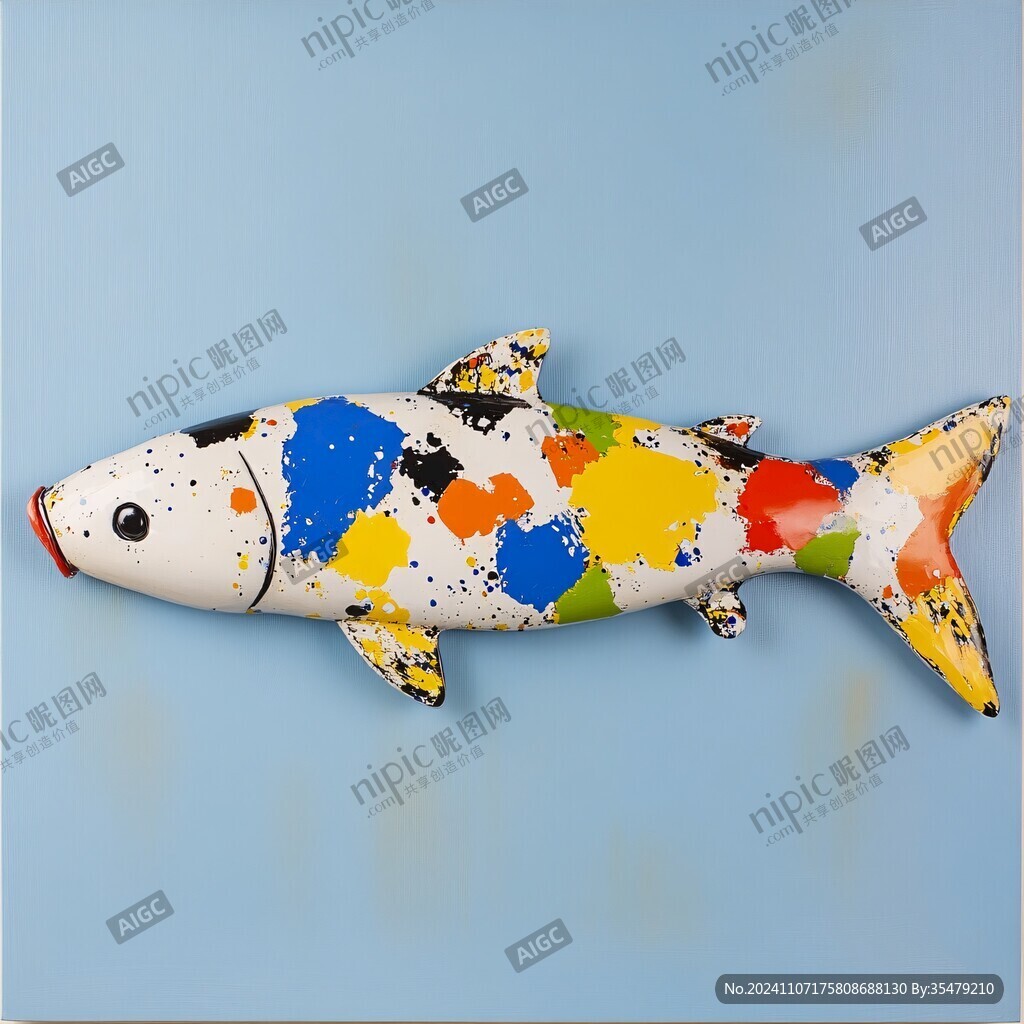 3d魚(yú)類(lèi)樹(shù)脂畫(huà)