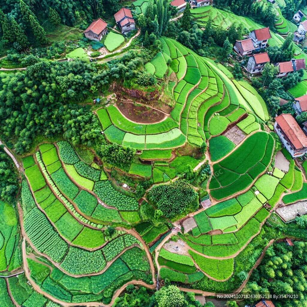 錦繡農田