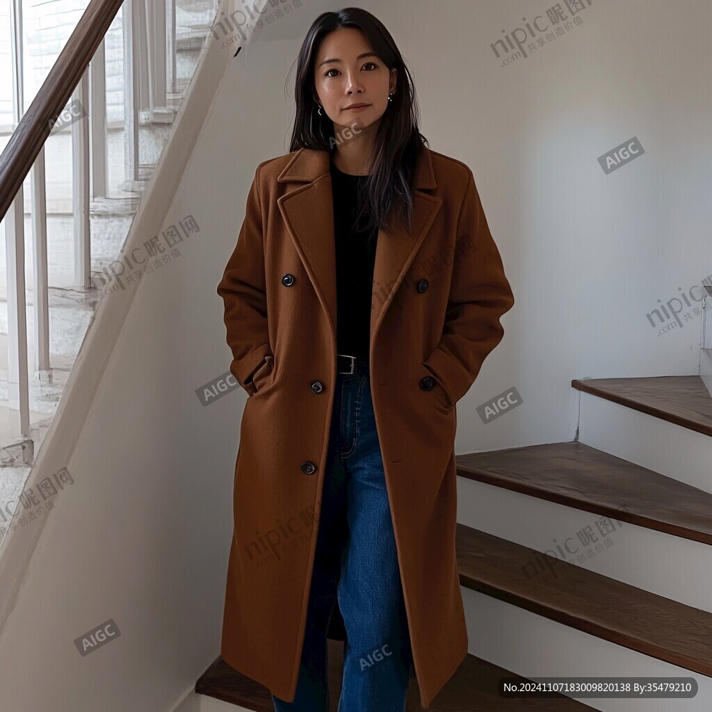 女性呢大衣