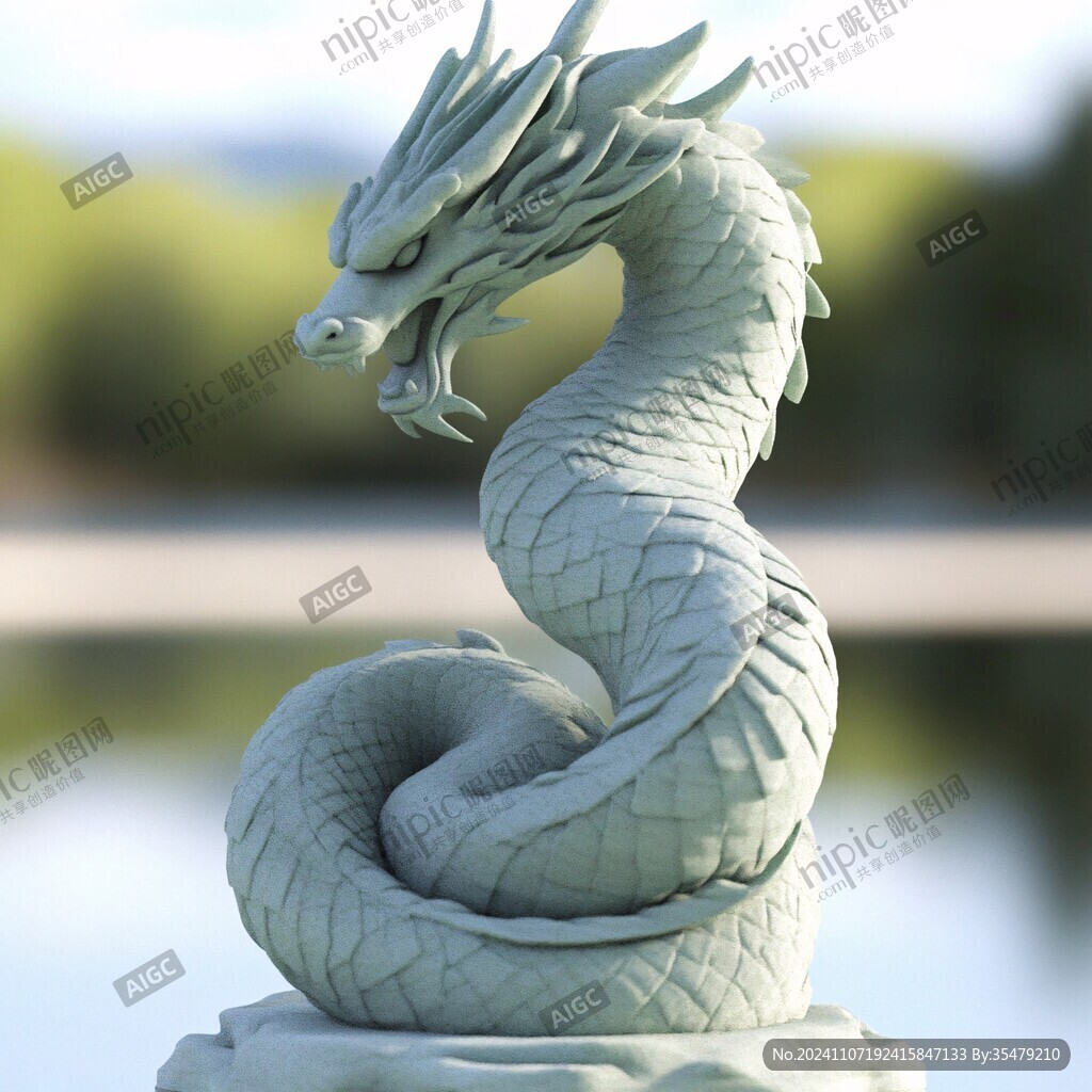 大氣雕塑龍