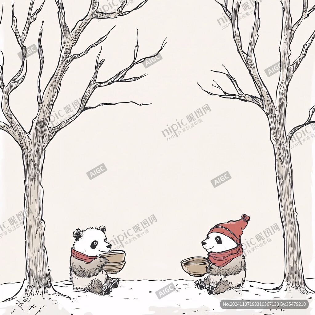 小熊貓趣味插畫
