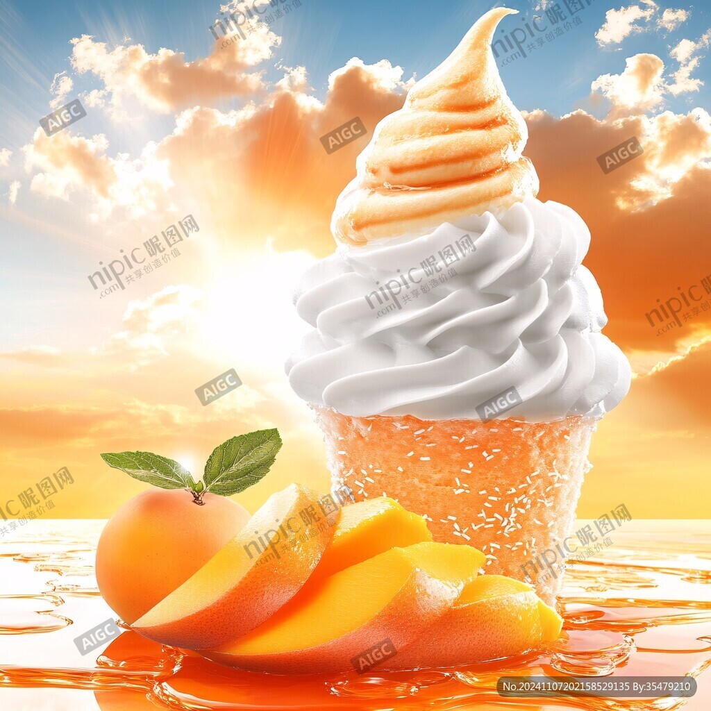 冰淇淋美食素材