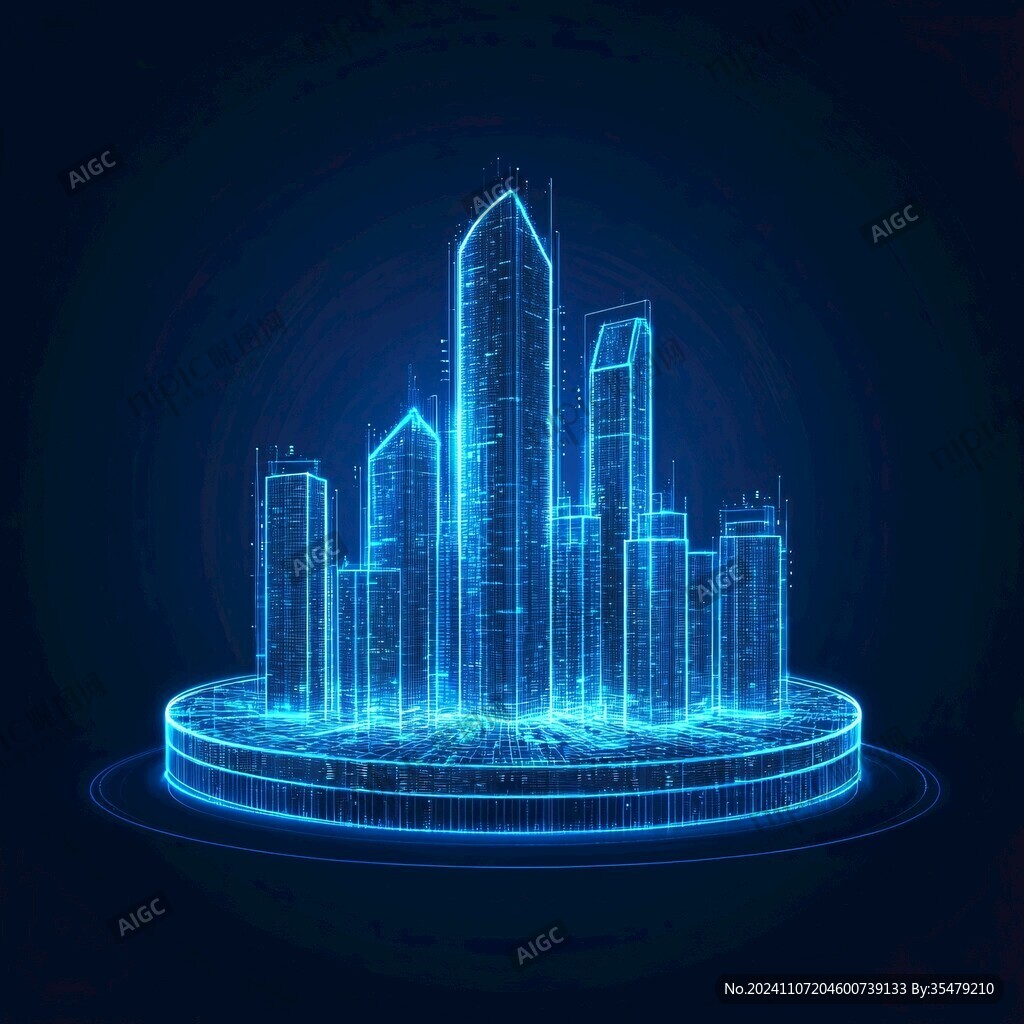 科技風(fēng)智慧建筑
