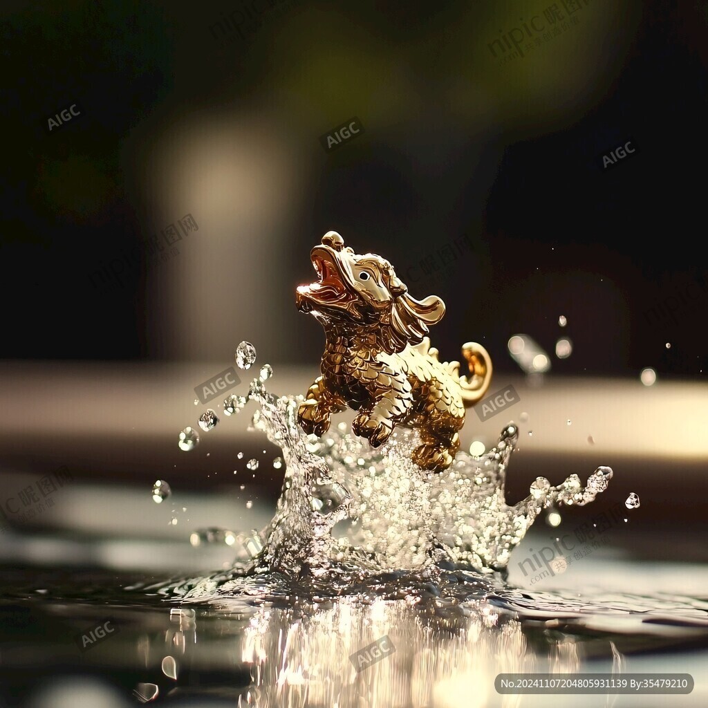 金蟾吐水