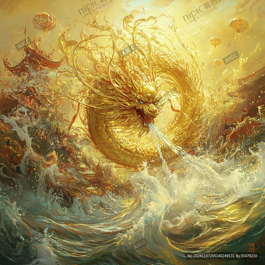 龍年系列插畫