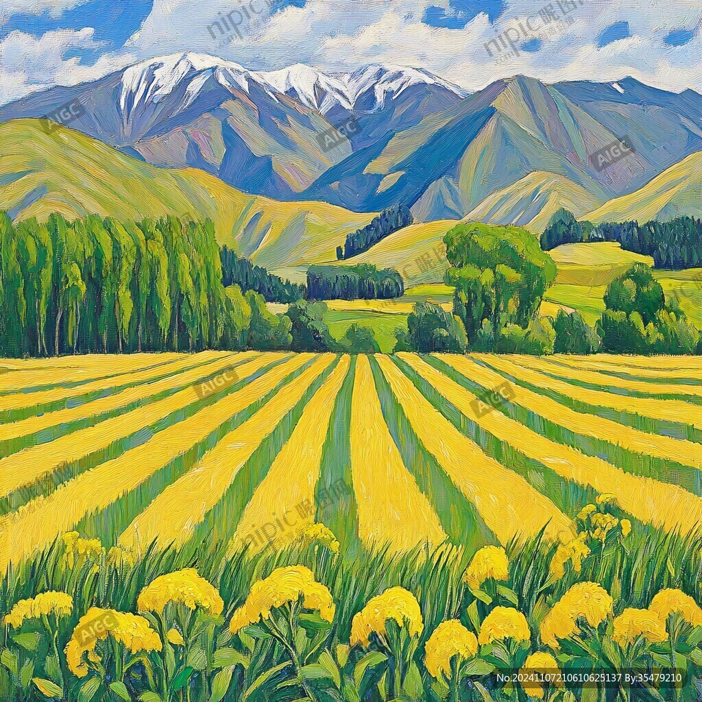 巨幅田野風景