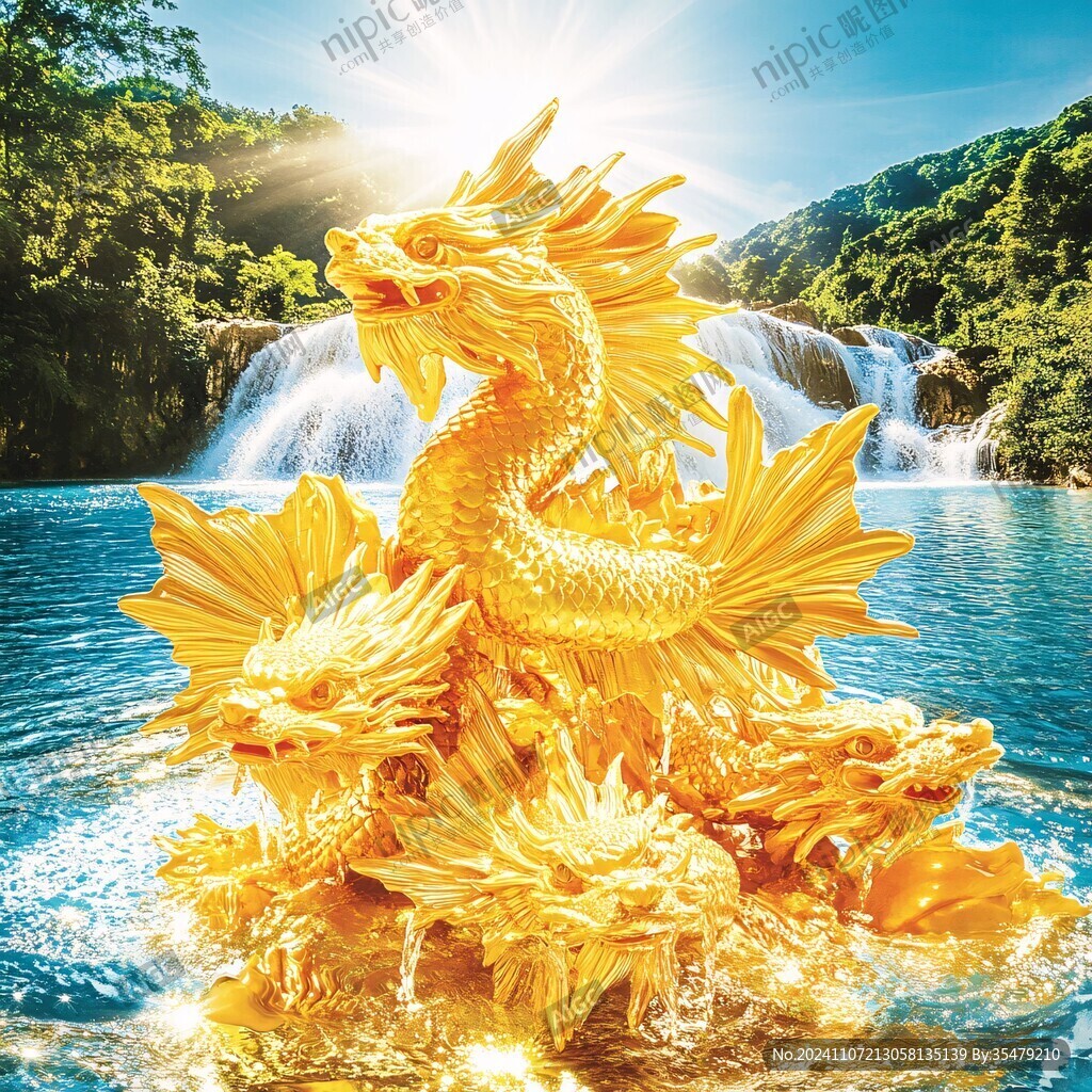 金龍吐水