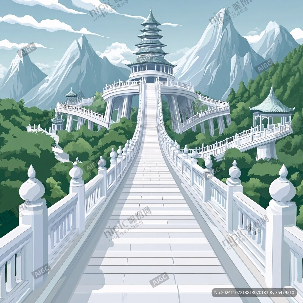 景區(qū)插畫