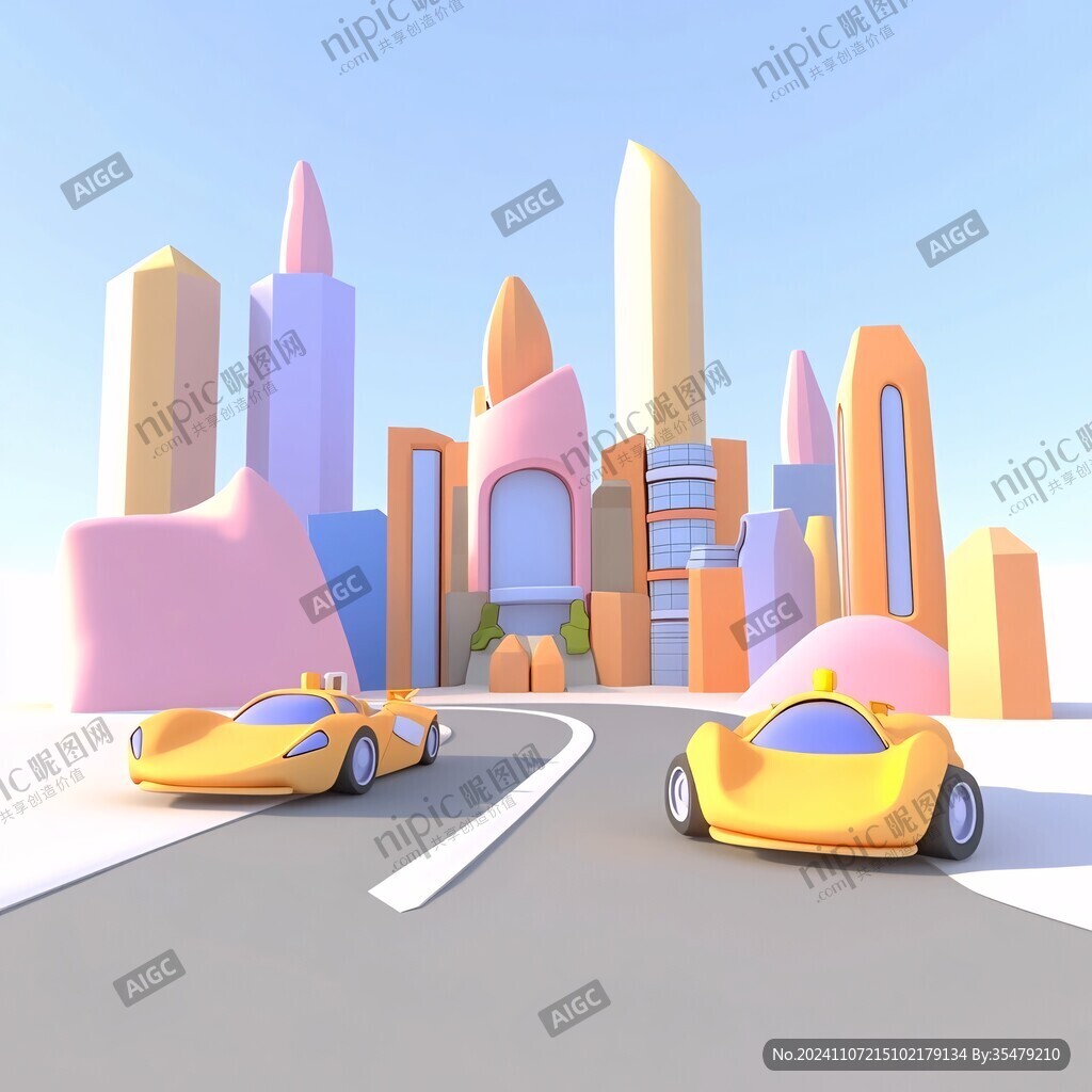 卡通汽車建模