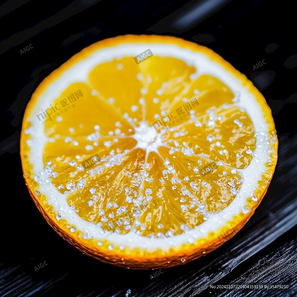 橙子水珠新鮮橙子