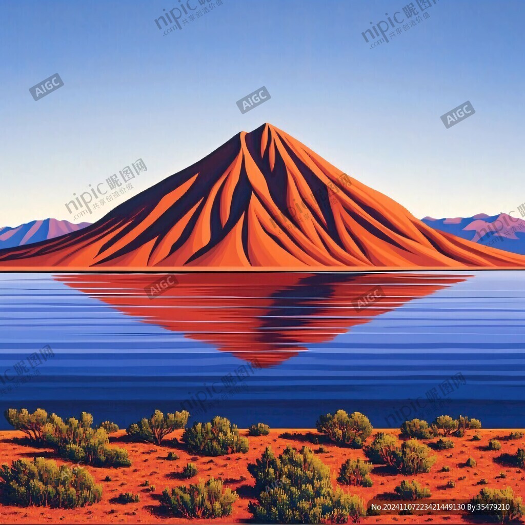 沙漠風景插畫