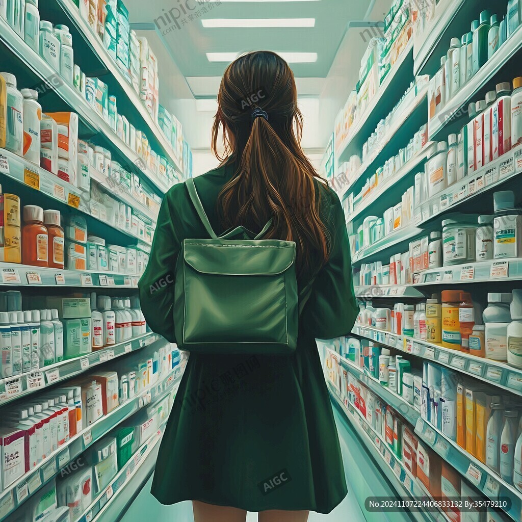 藥師背影