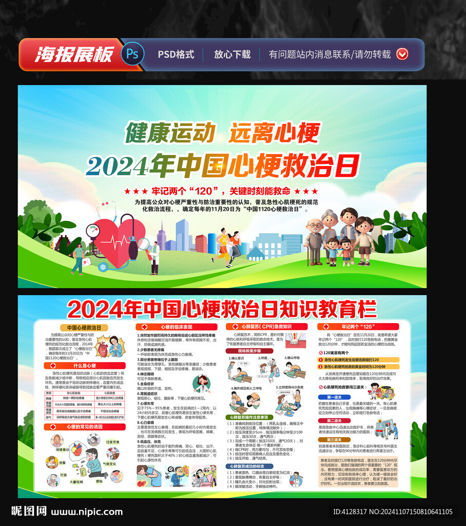 心梗救治宣傳欄