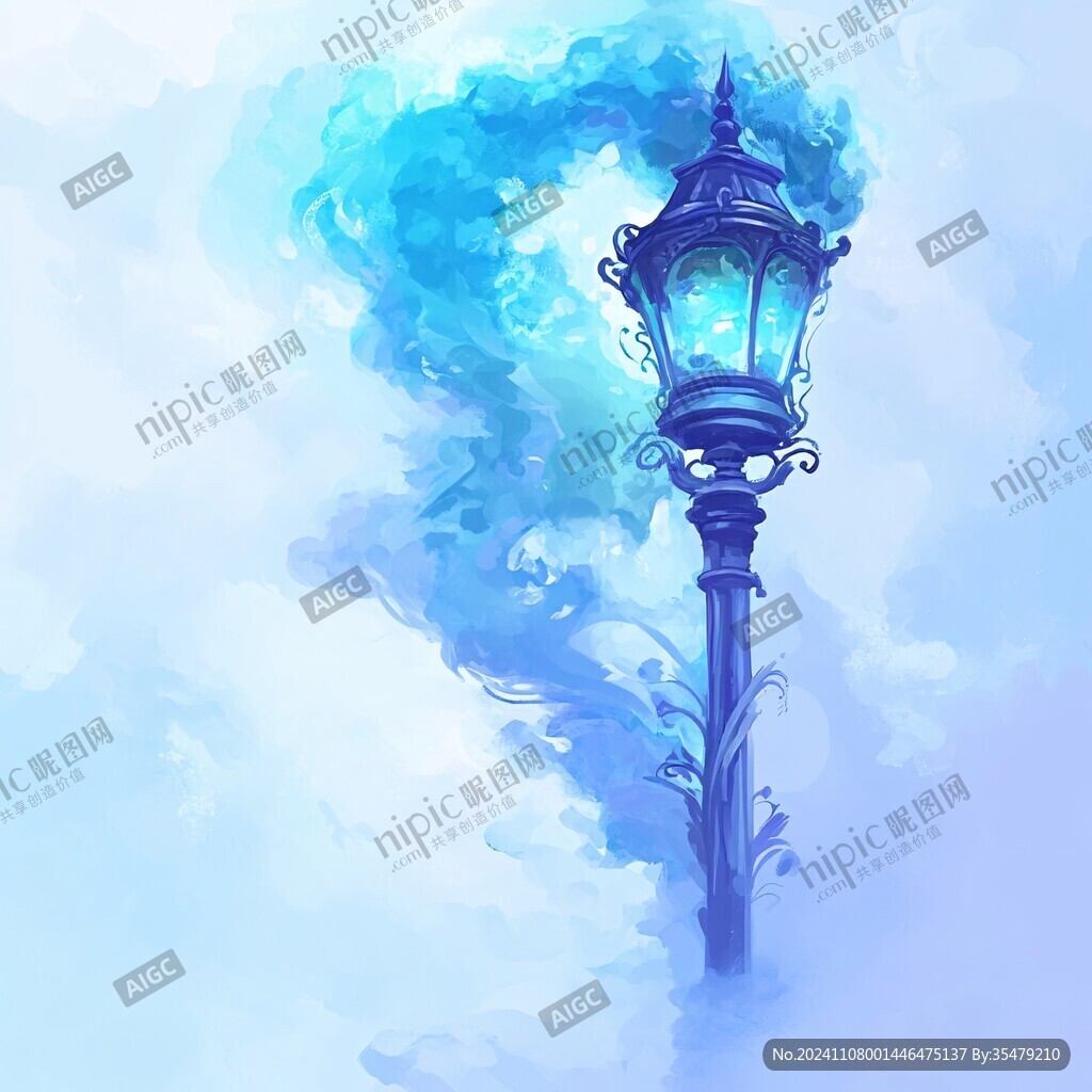 路燈云彩