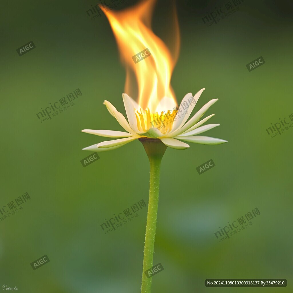 唯美火蓮花