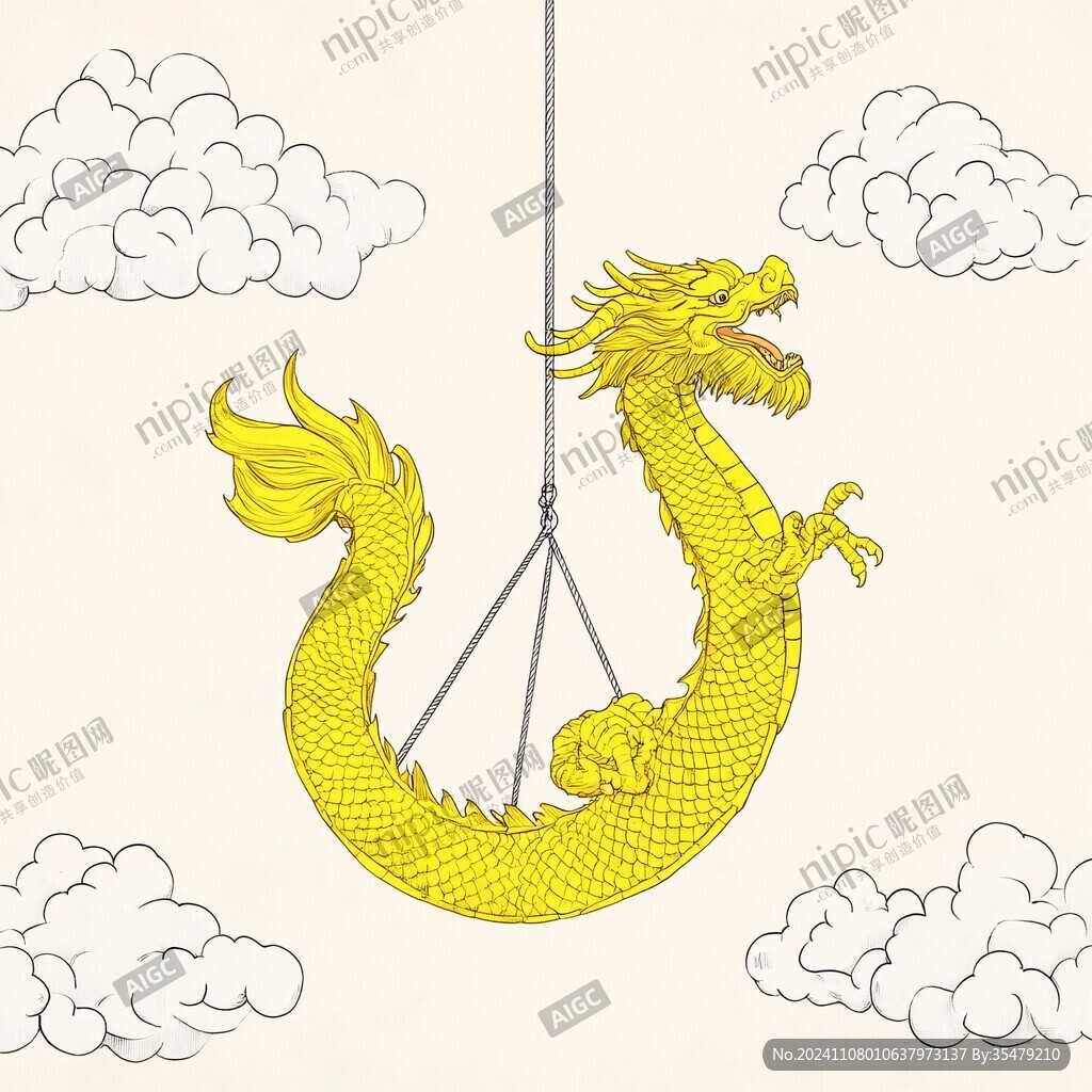 手繪龍裝飾掛飾