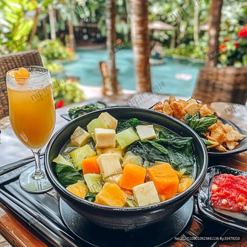 金湯素食火鍋套餐