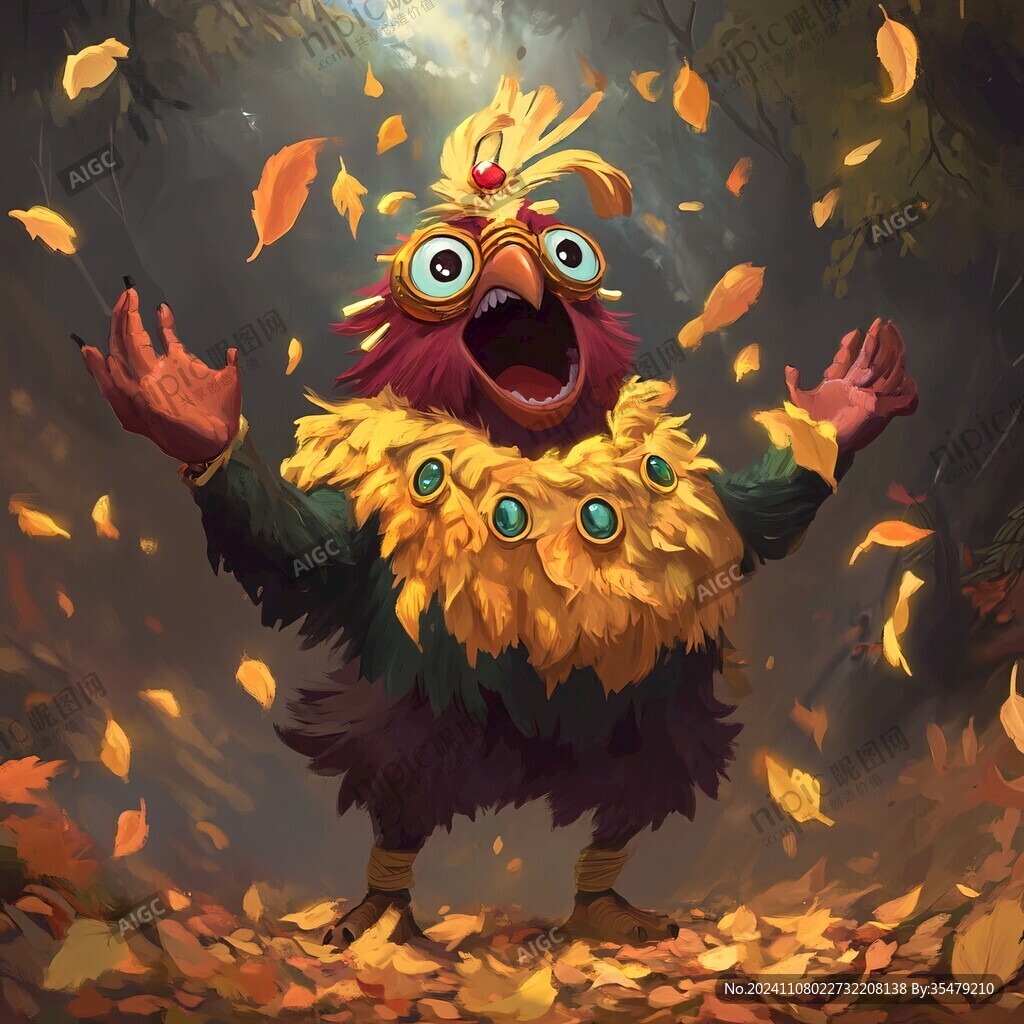 舞獅包裝插畫